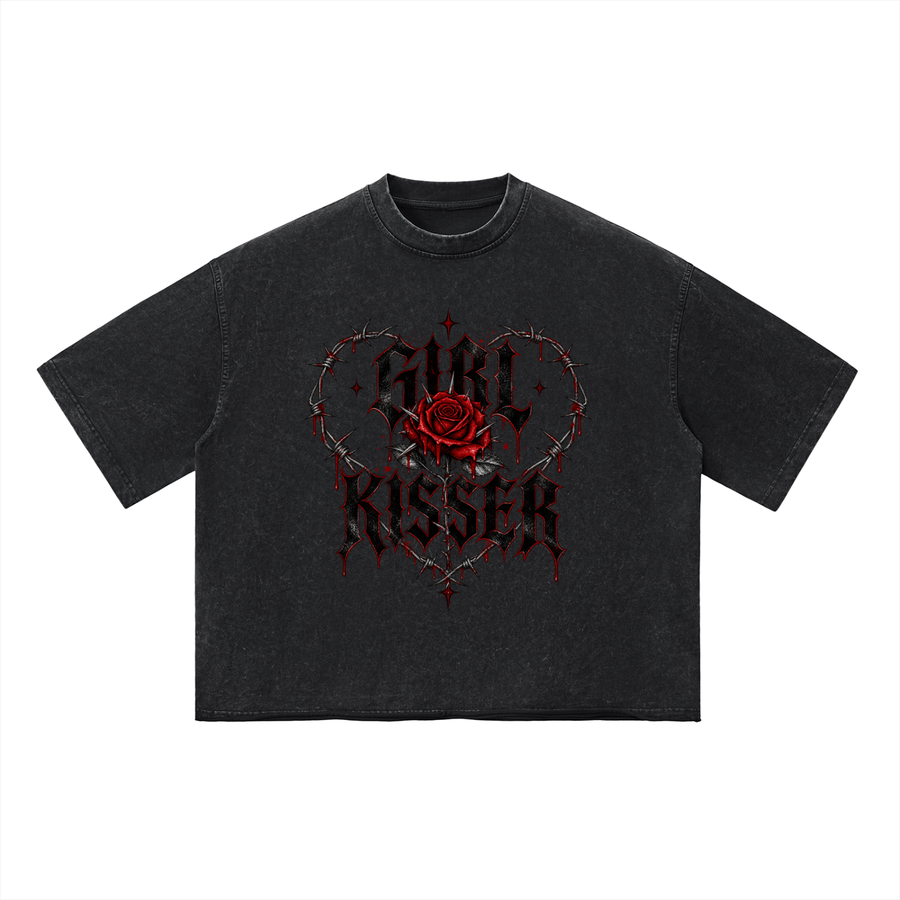 Rose | Vintage Wash Boxy T-Shirt