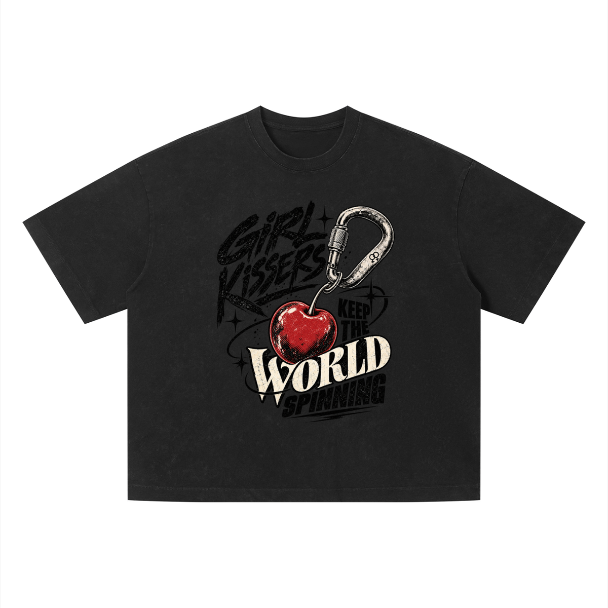 Carabiner | Vintage Wash Boxy T-Shirt