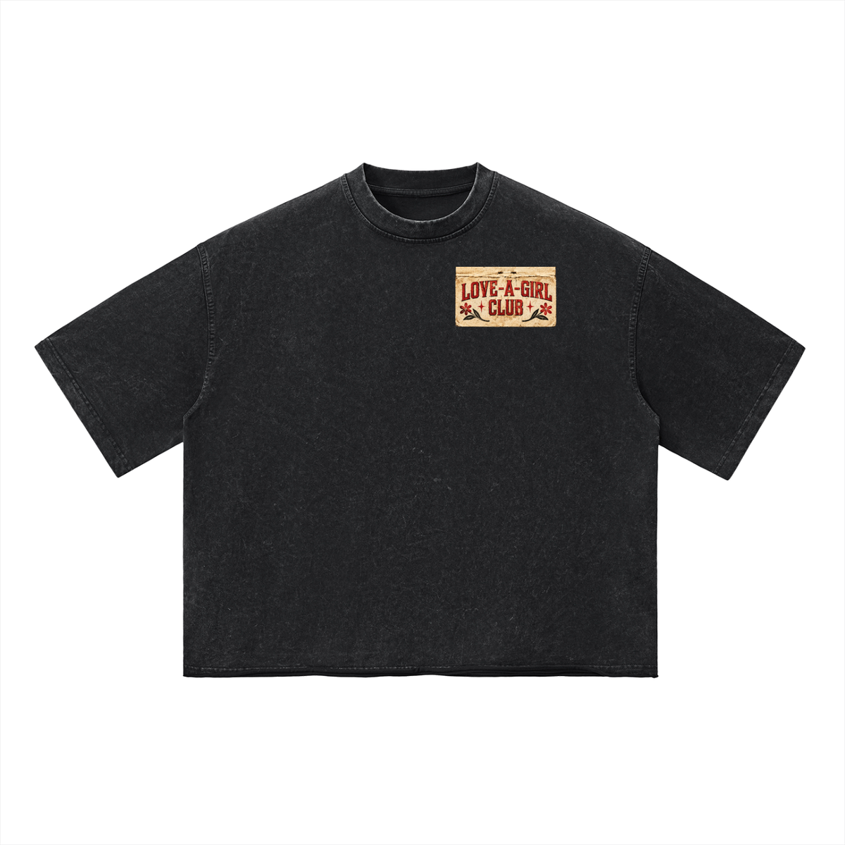 Love-A-Girl | Vintage Wash Boxy T-Shirt