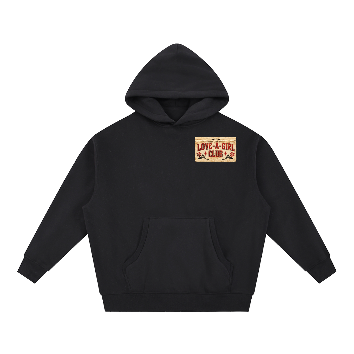 Love-A-Girl | Oversized Boxy Fit Fleece Hoodie
