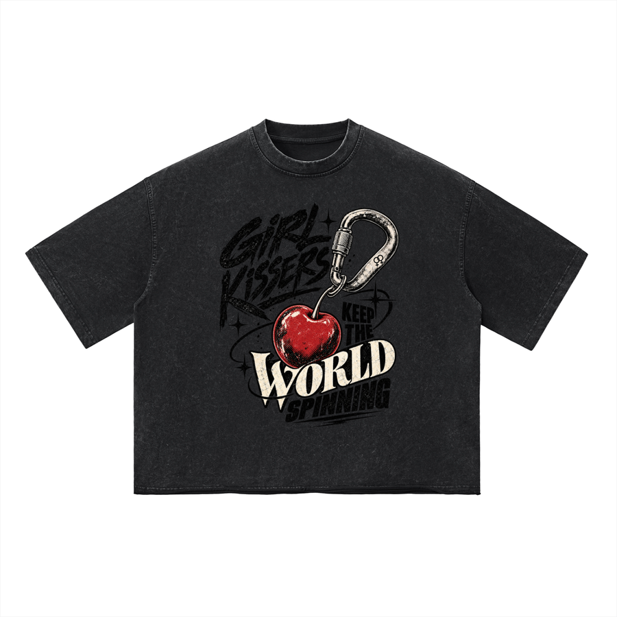 Carabiner | Vintage Wash Boxy T-Shirt
